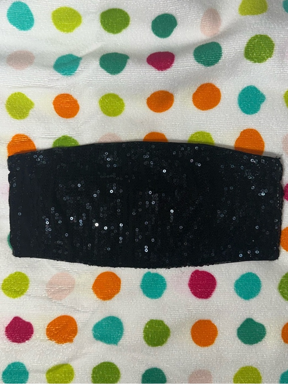 Sparkly & Chic: Express Black Sequin Tube Top / Bandeau - Small Glam